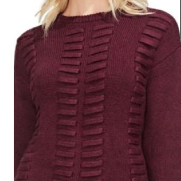 NWT Vince Camuto Lace Through Sweater - Picture 2 of 4